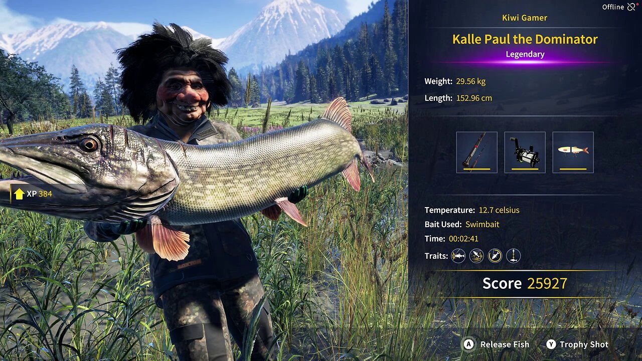 Legendary Fish Kalle Paul the Dominator COTW The Angler Trollspret Nature Reserve 1 May 2025