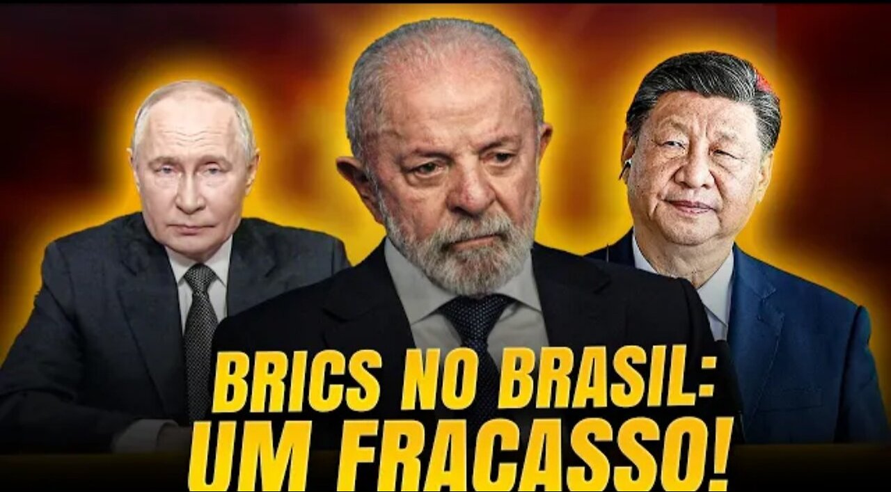O FRACASSO do BRICS no BRASIL - Principais Líderes NÃO VIERAM !