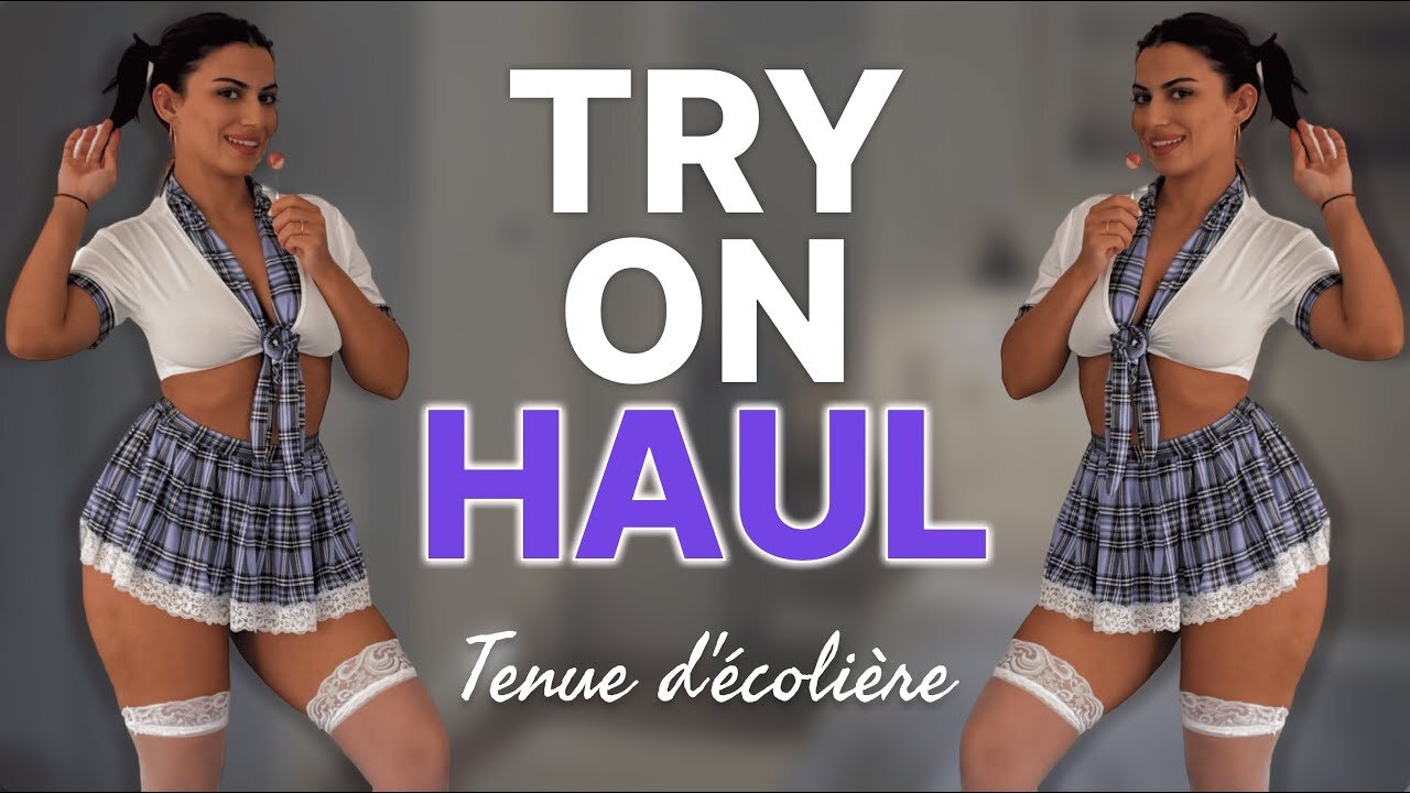 [4K] Tenue Ecolière Transparente 📚 | Try-On Haul (2024)