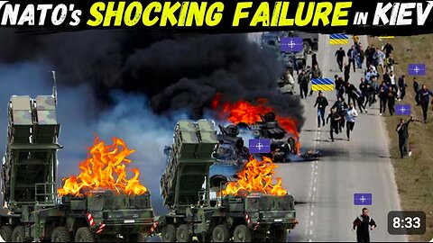 DENAZIFIED - Patriot missile battery worth 1.1 billion dollars & combat crew, torn to pieces