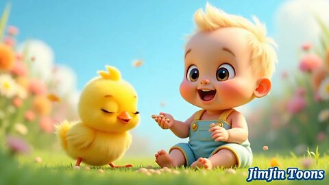 Baby Feeding Chicken for the First Time