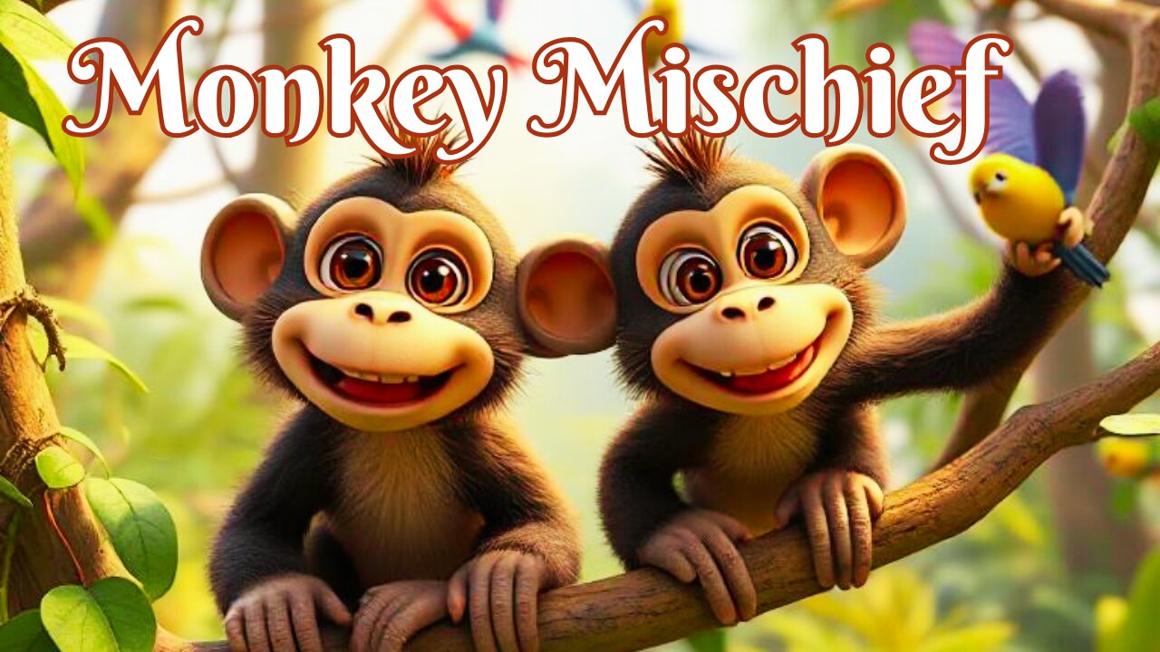 Monkey Mischief 🐒🎶 | A Silly Jungle Dance Song for Kids!