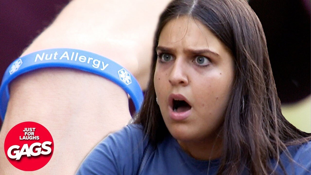 Nut Allergy Prank GONE WRONG 🥜 😑 | Just For Laughs Gags