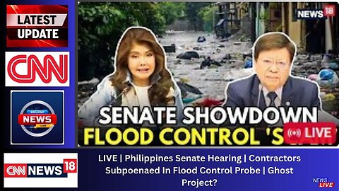 LIVE | Philippines Senate Hearing | Contractors Subpoenaed In Flood Control Probe | Ghost Project?