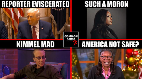 Trump BLASTS Unprepared Reporter, Crockett Self-Owns, Maher Loses Kimmel, Whoopi Spews Fake News