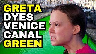 Greta Thunberg BANNED From Venice After Canal Stunt!