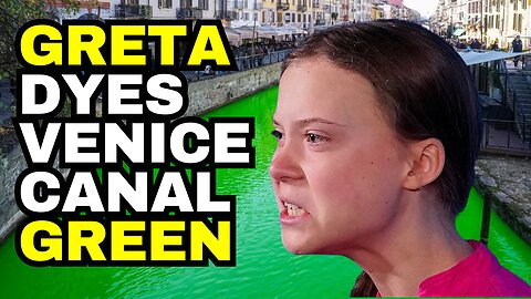 Greta Thunberg BANNED From Venice After Canal Stunt!