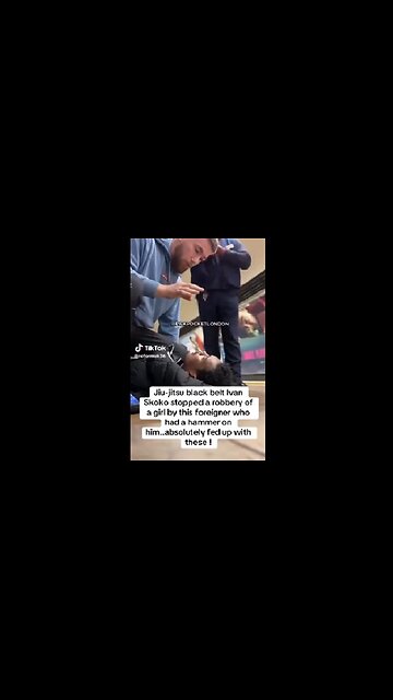 Ivan Skoko, a Black Belt Brazilian jiu-jitsu Champ stops migrant from robbing girl