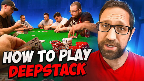 How to Play Deepstack Poker! When NOT to Stack Off 200bb Deep