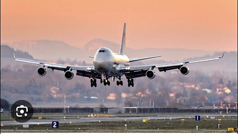 Atlas Air Boeing 747 Landing At East Midlands Airport