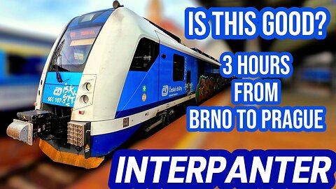 InterPanter: 1st Class Ride from Brno to Prague with České Dráhy