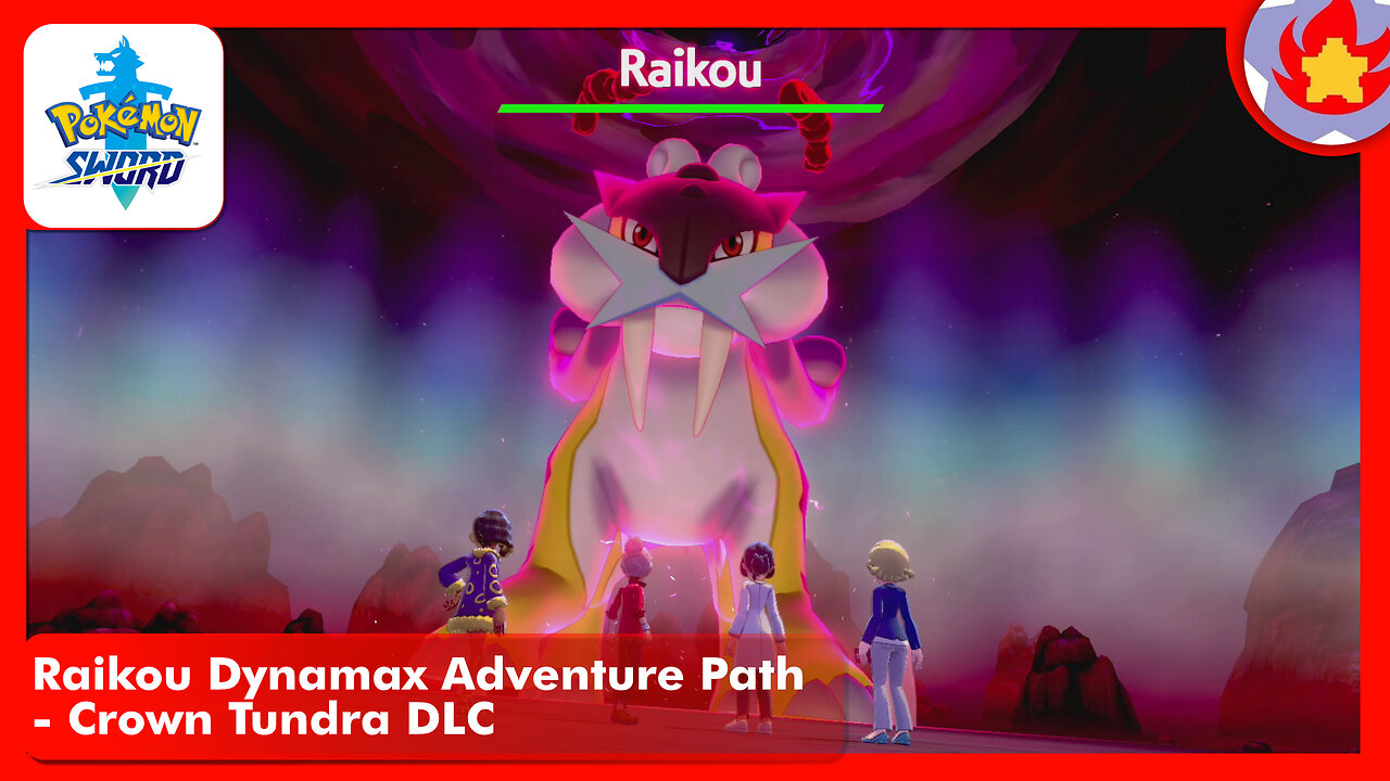 Raikou Dynamax Adventure Path - Crown Tundra DLC | Pokemon Sword