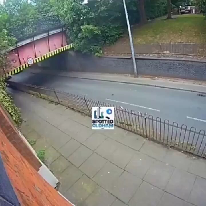 In the UK, a bus driver almost beheads passengers when the bus crashes into a low bridge