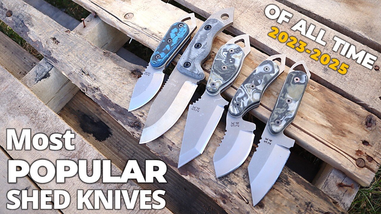 Top Shed Knives of ALL Time Review: Overbuilt USA-Made FIXED Blades w/ 154CM Steel