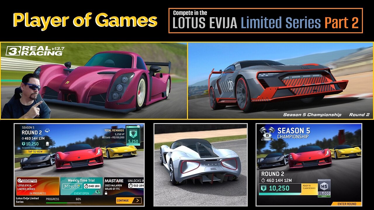 Player of Games: Real Racing 3 Update 13.7: Compete in the LOTUS EVIJA Limited Series Part 2