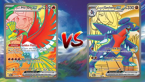 Pokemon TCG Live Ethan's Ho-Oh EX Altaria EX VS Cynthia's Garchomp EX Roserade!!