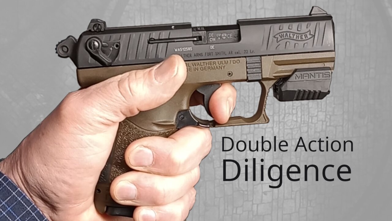 MantisX Double Action Diligence Course with the Walther P22Q