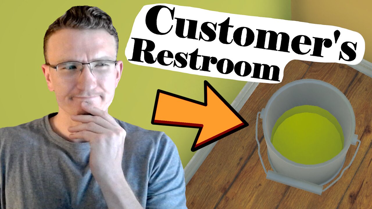 Customer's Piss Bucket | Supermarket Simulator