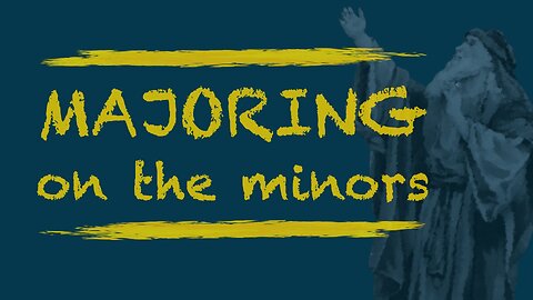 Majoring on the Minors: Zephaniah, Obstacles