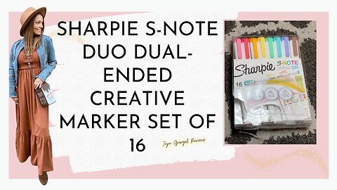 SHARPIE S Note Duo Dual Ended Creative Marker Set of 16 review