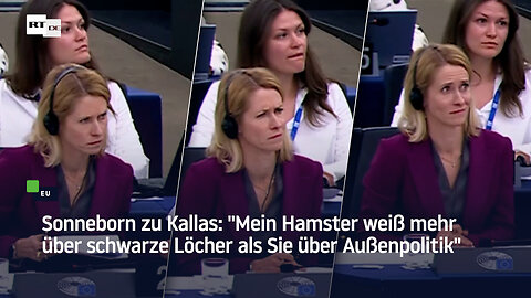 Sonneborn zu Kallas: Ein Gespräch mit meinem Hamster ist vielversprechender