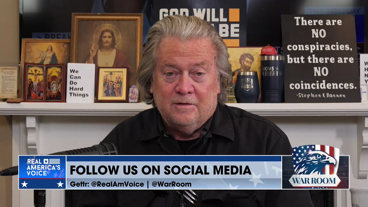 BANNON: The Coming Debt Emergency Starts With A Failed Treasury Auction, When The Market Refuses To Buy Our Debt At The Price We Want. That Triggers A Chain Reaction, Repricing Risk Higher Across Everything
