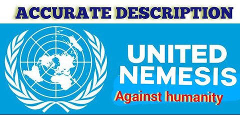 ANGER OF GOD is coming swiftly against "United Nations". They have planned depopulation for long