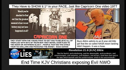 They Have to SHOW it 1st in your FACE, Just like Capricorn One video 1977
