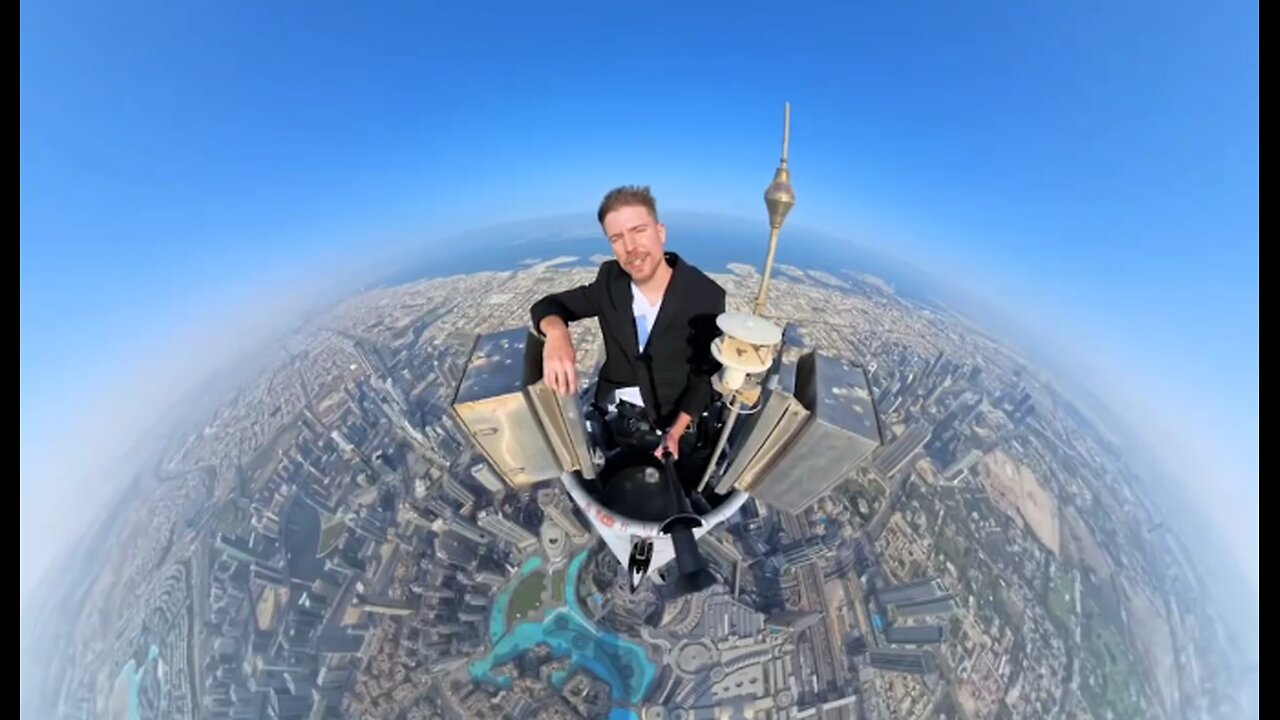 MR BEAST ON THE TOP OF BURJ KHALIFA 😱 | 2700 FEET | 160 FLOORS @MrBeast