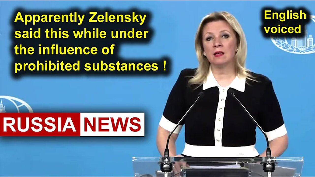 Apparently Zelensky said this while under the influence of prohibited substances!