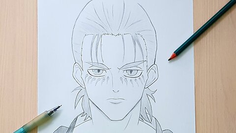 How to Draw Eren Yeager ： Attack On Titan The Final Season ｜ drawing eren step by step easy