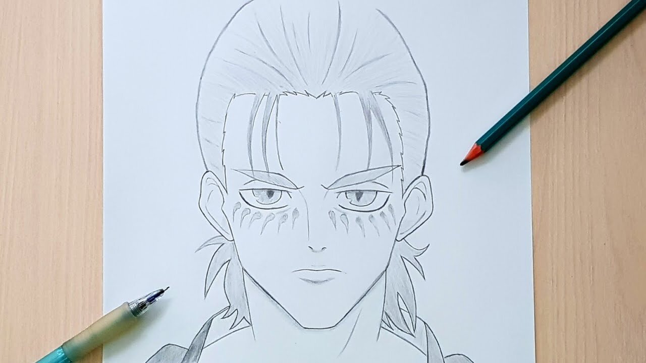 How to Draw Eren Yeager : Attack On Titan The Final Season | drawing eren step by step easy