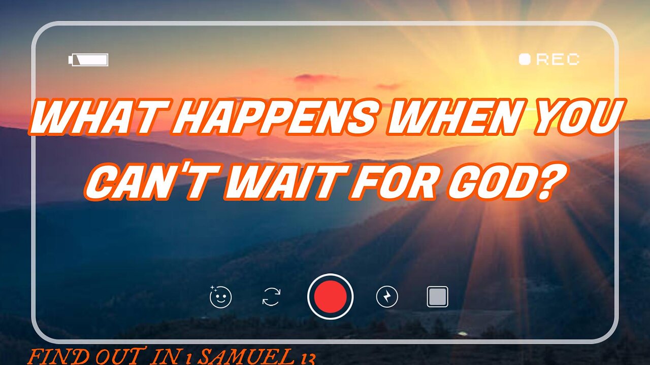 What Happens When You Can't Wait for God?