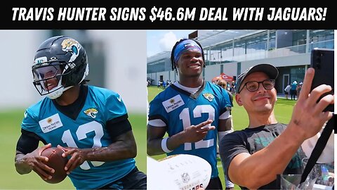 Travis Hunter Signs $46M Rookie Deal with Jaguars After No. 2 Overall Pick