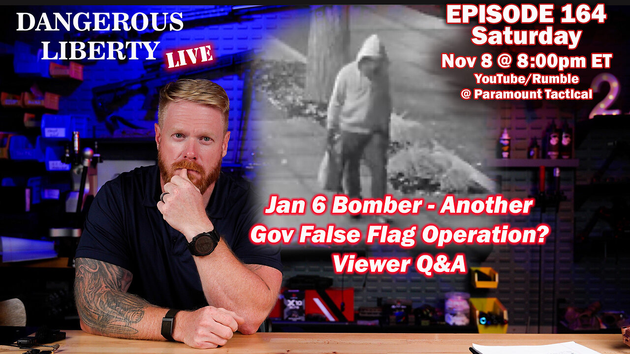 Dangerous Liberty LIVE Ep164 - Charlie Kirk New Developments & Jan 6 Pipe Bomber