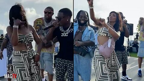 Scrappy Stunned After Momma Dee Hopped On Stage During Yung Joc's Set In Puerto Rico! 😱