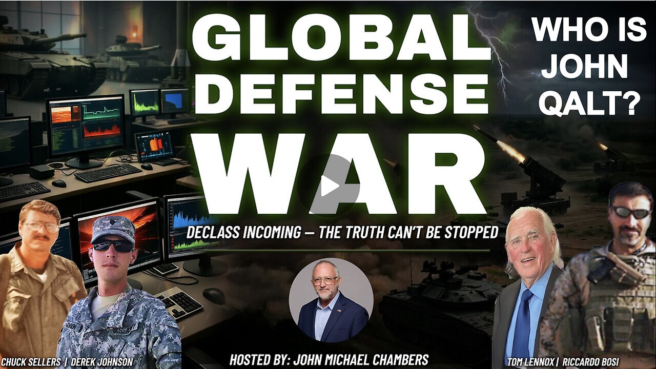 JMC GLOBAL DEFENSE WAR ROUND TABLE- Declass Incoming — The Truth Can’t Be Stopped. WHO IS JOHN QALT?