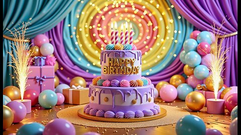 Birthday Celebration Video 🎉 Song, Cake, Party & Happy Wishes
