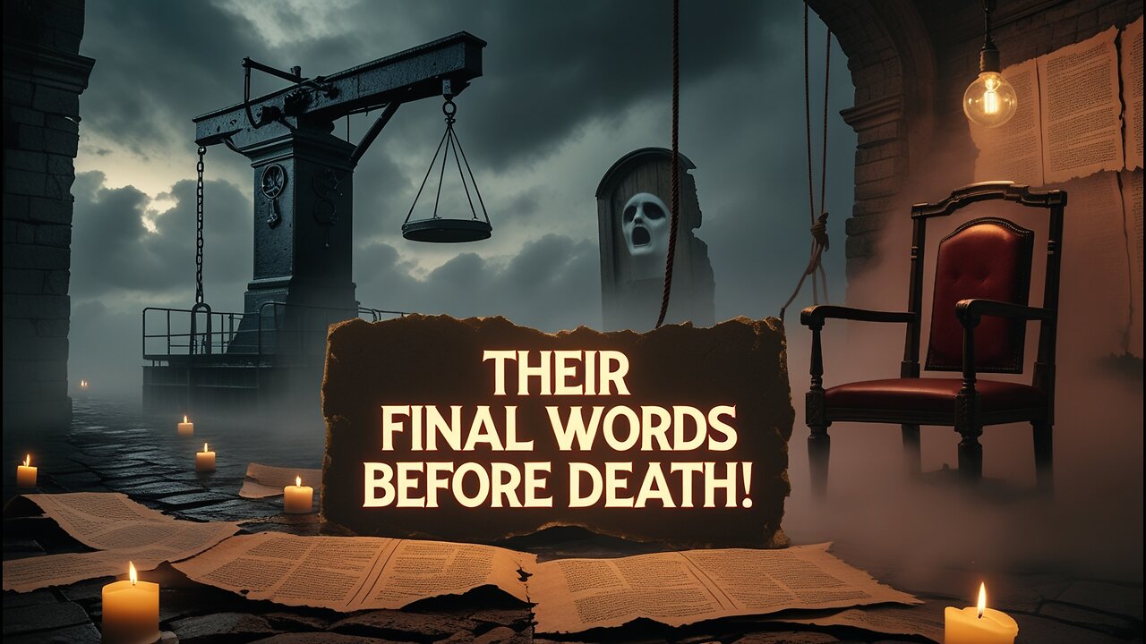 What Did They Say Right Before They Died?