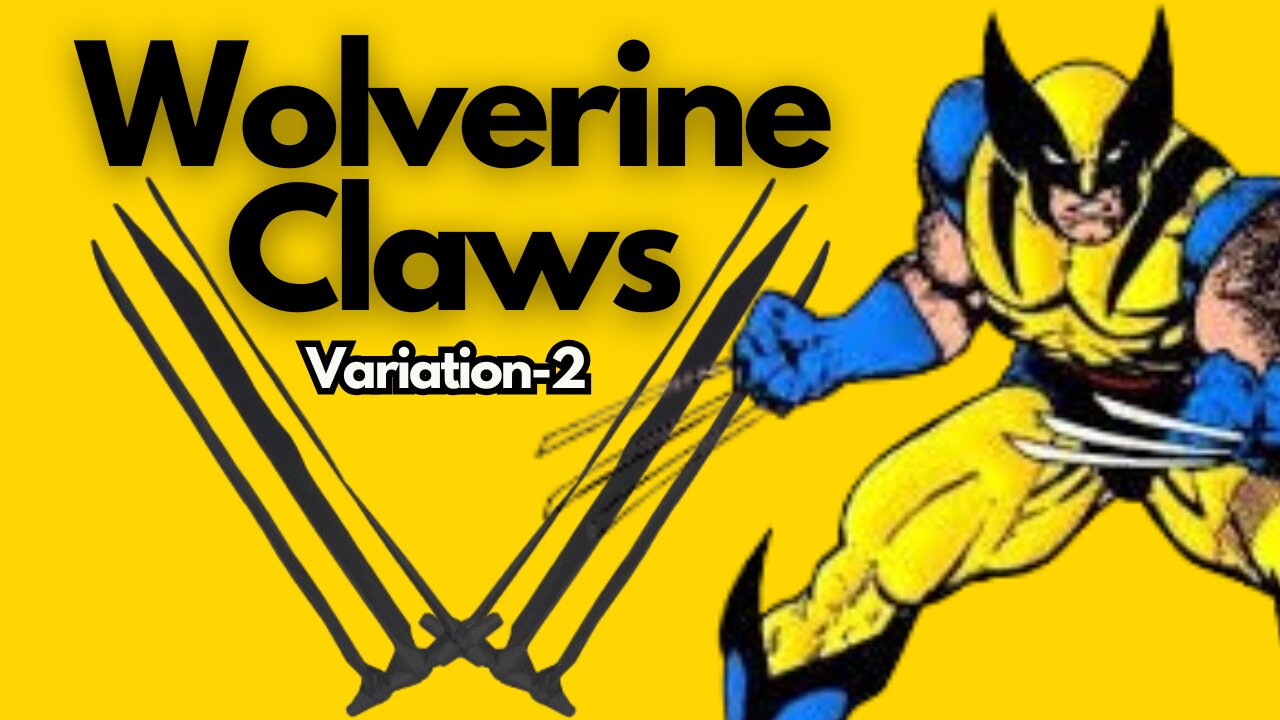 How to Make Wolverine Claws with Paper (Version 2) | DIY Foldable Blades