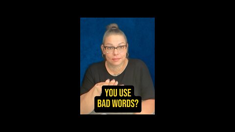 You Use Bad Words? 😅 #signlanguage #talk #asl #knowledge