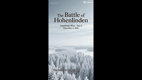 The Battle of Hohenlinden
