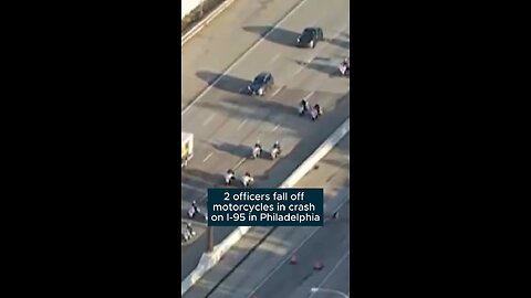 2officers crash on I-95 en route to Philly charity ride;both expected to recover.#philadelphia #japd