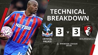 Mateta Scores Hat-Trick as Crystal Palace Draw 3-3 with Bournemouth | EPL Highlights