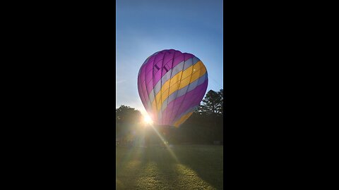 Flying along on a beautiful morning