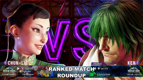 Kuya Kalbo SF6 Ranked Match Roundup. Chun Li Master Rank [Hori Fight Stick]