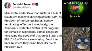 TRUMP TERMINATES SOMALIS Temporary Protected Status in MINNESOTA