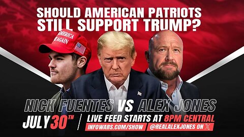 Full Alex Jones. Vs Nick Fuentes Debate