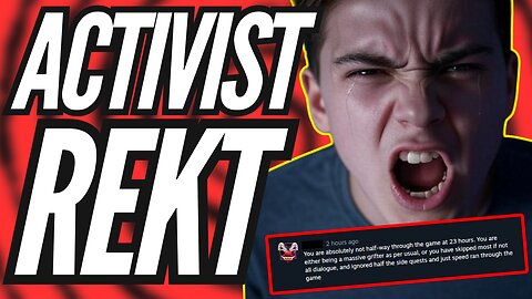 My Channel Gets Attacked By Activist Gamer Only For Them To Be Destroyed Immediately