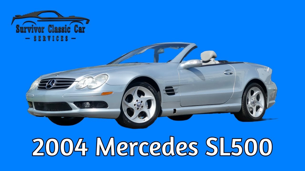 2004 Mercedes SL500. Clean Hardtop Convertible w/ 73k Miles, V8 Engine, Auto Trans, Cold AC!